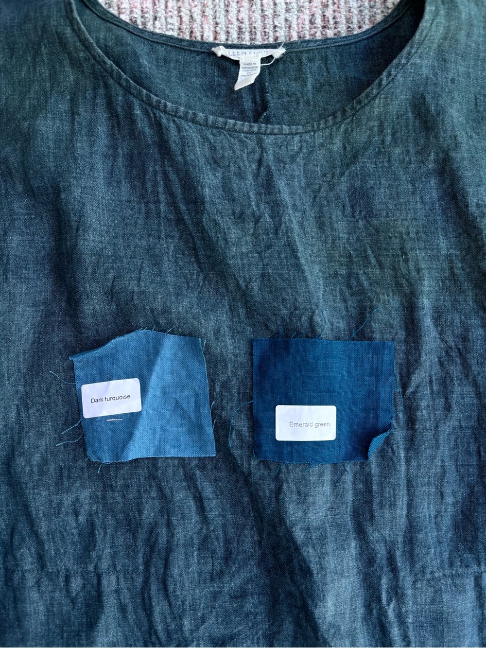 Eileen Fisher 100% Organic Linen Top - Picture 5 of 6